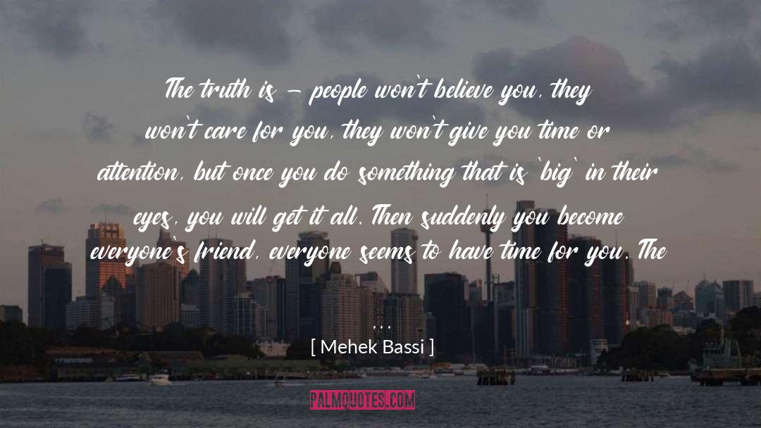 Value Of Relationship quotes by Mehek Bassi