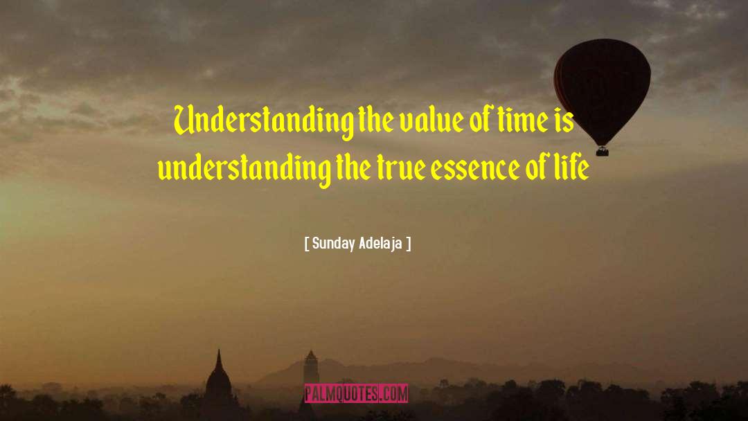 Value Of Time quotes by Sunday Adelaja