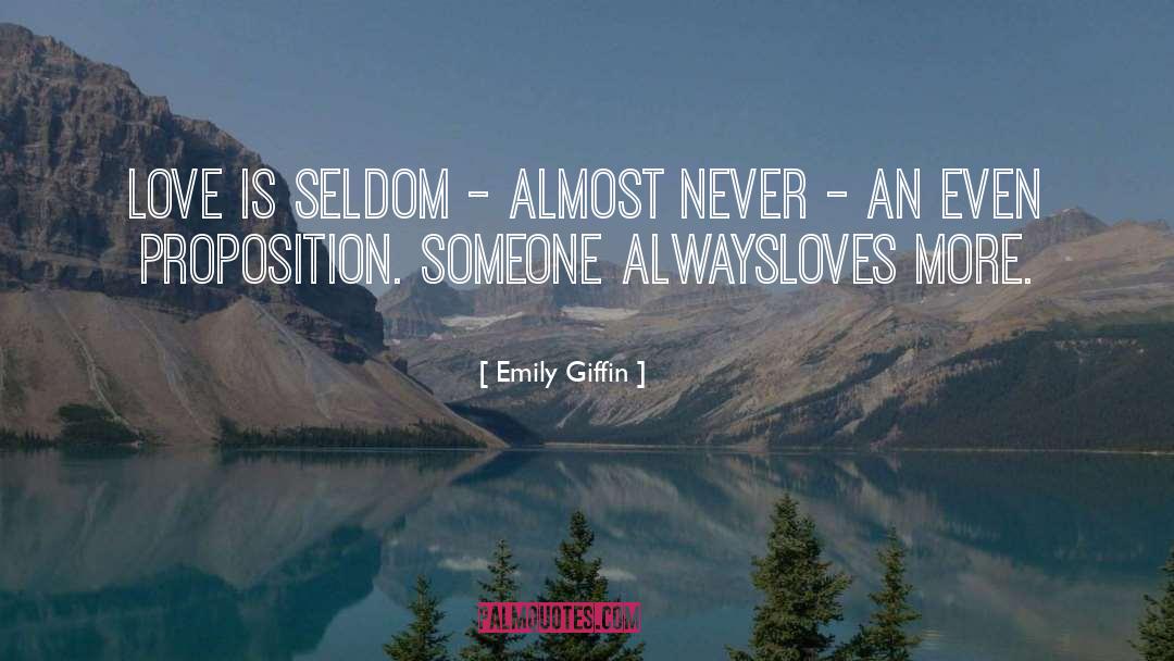 Value Proposition quotes by Emily Giffin