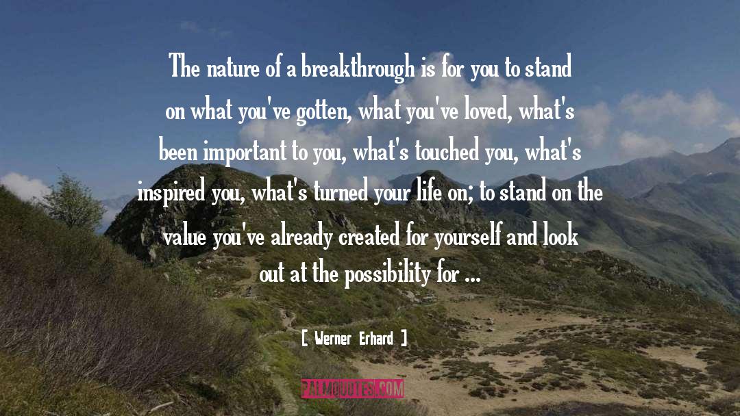 Value What Is Simple quotes by Werner Erhard