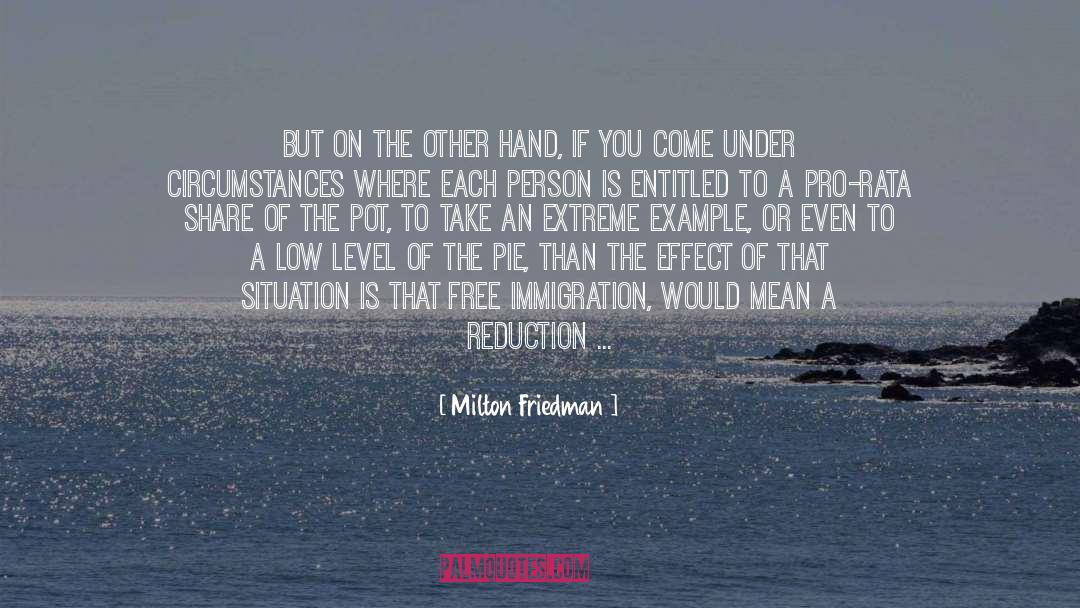 Values quotes by Milton Friedman