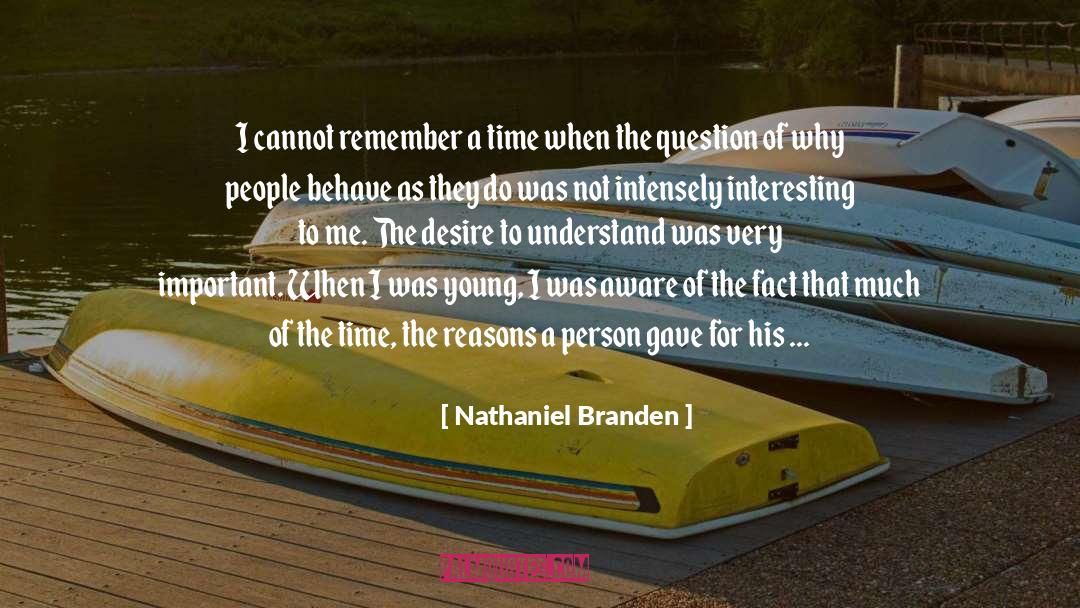 Valuing People quotes by Nathaniel Branden