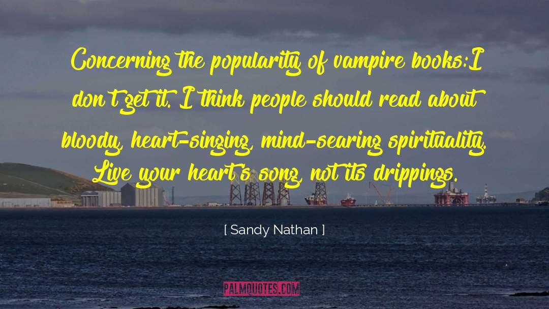 Vamlpire quotes by Sandy Nathan