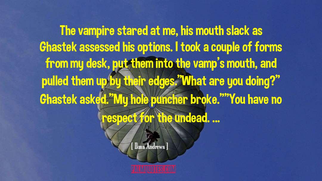 Vampire Apocalypse quotes by Ilona Andrews