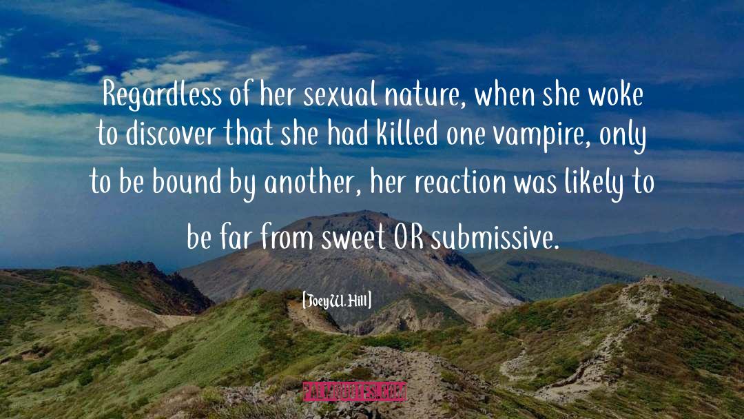 Vampire Bibliography quotes by Joey W. Hill