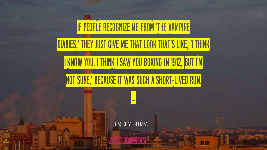 Vampire Diaries Season 4 quotes by Cassidy Freeman
