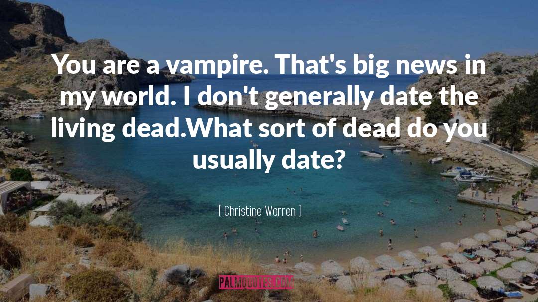 Vampire Hunt quotes by Christine Warren