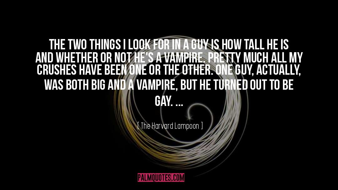 Vampire Kisses quotes by The Harvard Lampoon