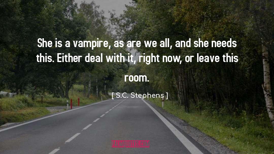 Vampire Mythology quotes by S.C. Stephens