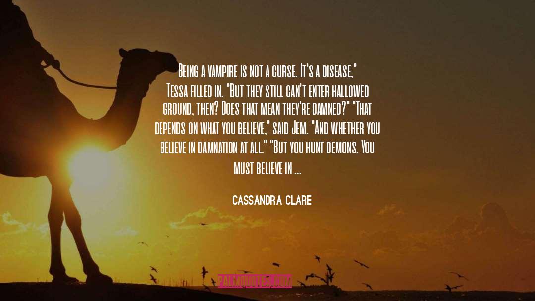 Vampire On Wizard Absurdity quotes by Cassandra Clare