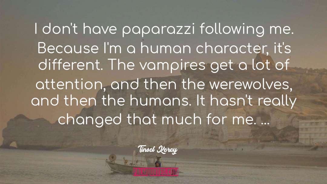 Vampire quotes by Tinsel Korey