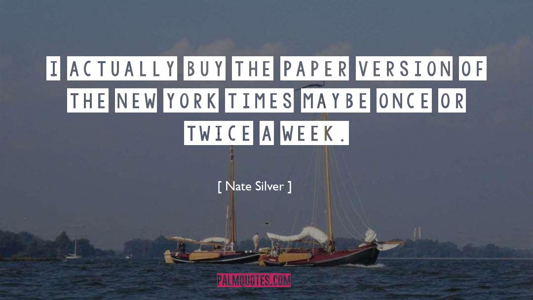 Van Duzer New York quotes by Nate Silver