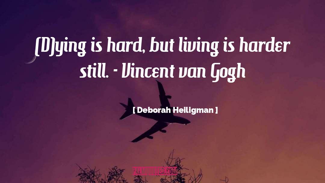 Van Gogh quotes by Deborah Heiligman