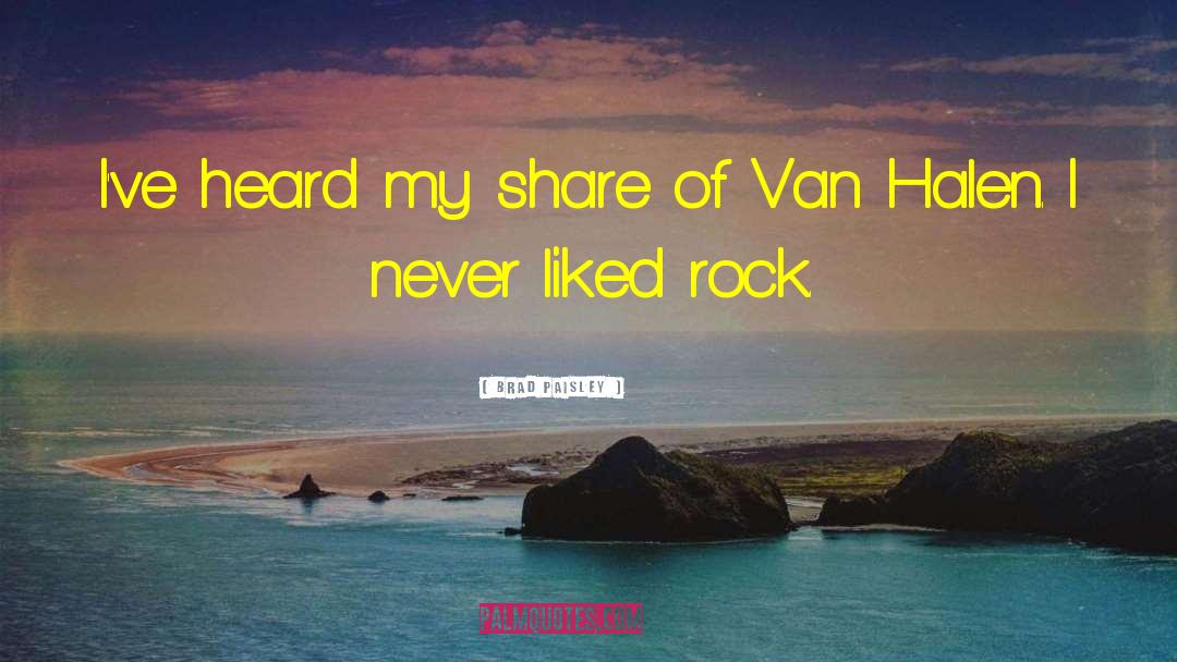 Van Halen quotes by Brad Paisley