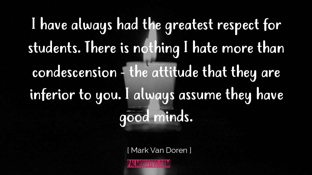 Van Husain quotes by Mark Van Doren