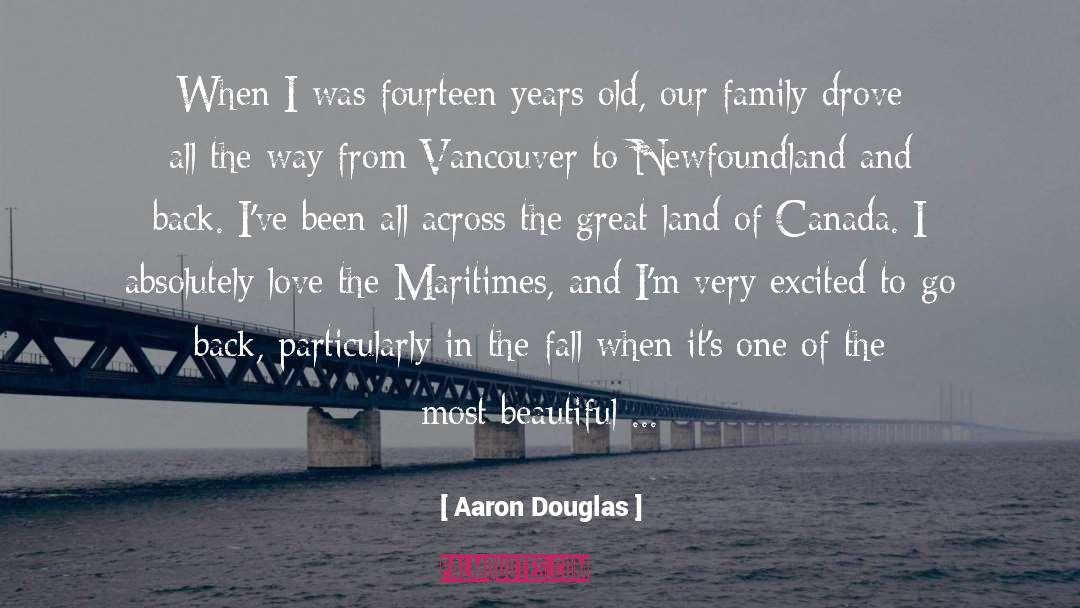 Vancouver quotes by Aaron Douglas