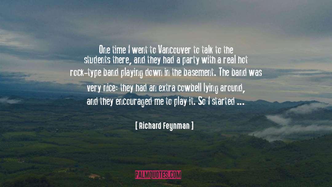Vancouver quotes by Richard Feynman