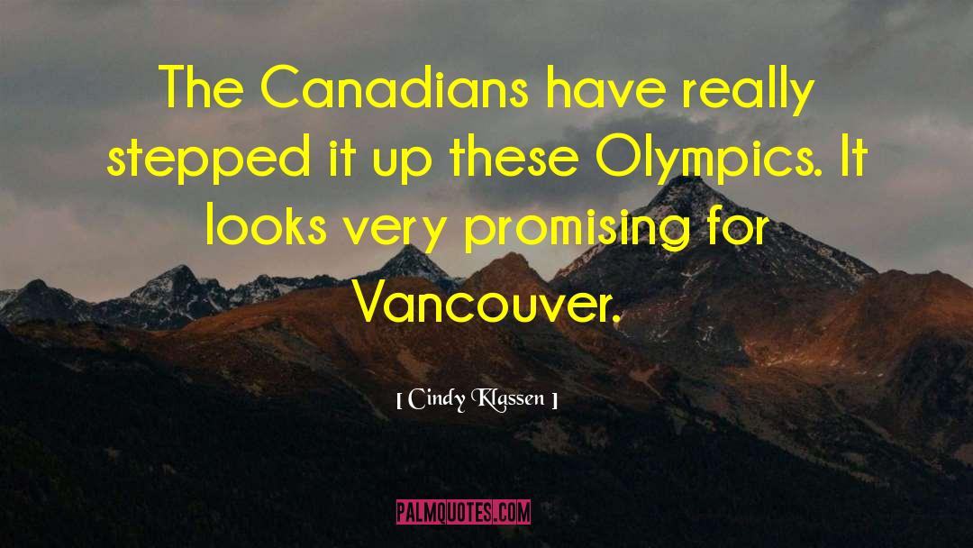 Vancouver quotes by Cindy Klassen