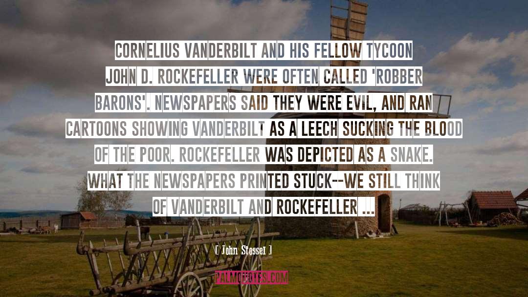Vanderbilt quotes by John Stossel