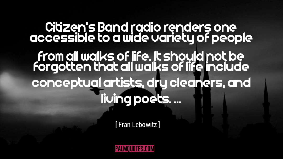 Vanderkloot Artist quotes by Fran Lebowitz
