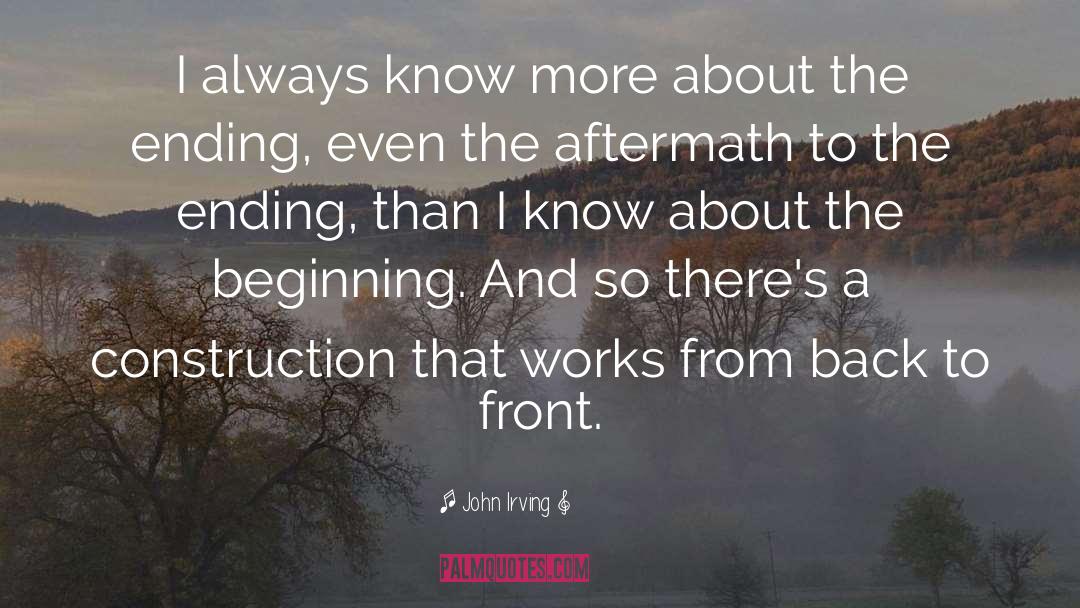 Vandermark Construction quotes by John Irving