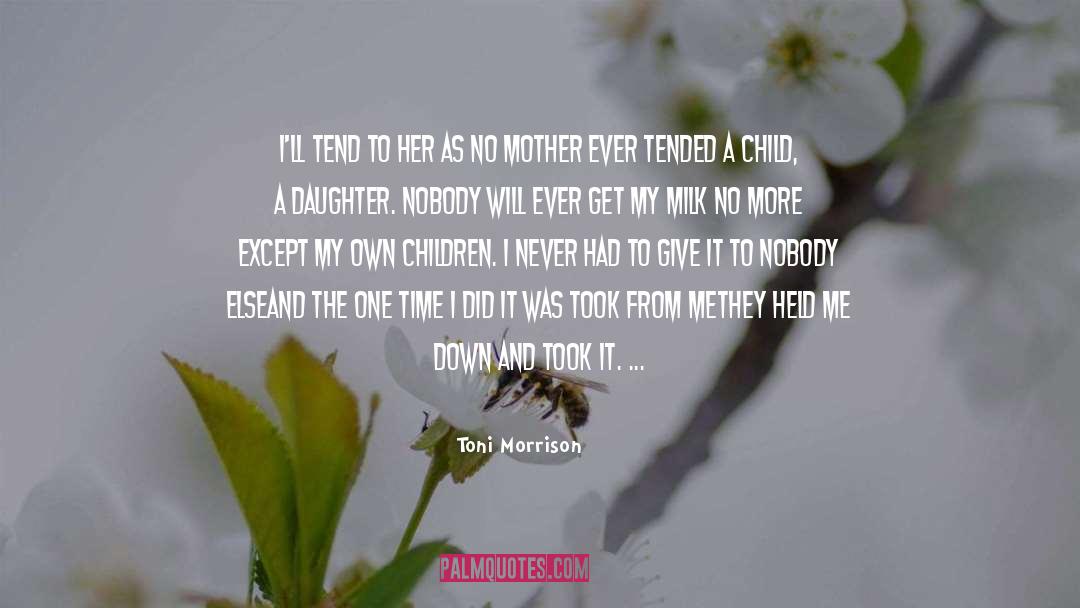 Vanderstraeten Baby quotes by Toni Morrison