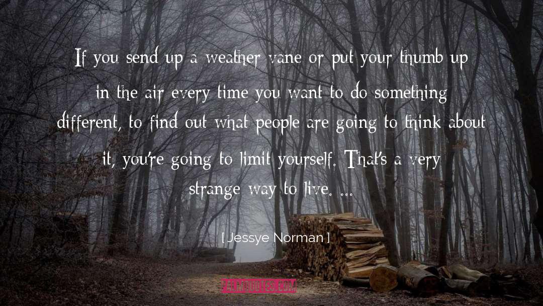 Vane quotes by Jessye Norman