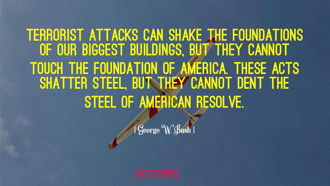Vanex Steel quotes by George W. Bush
