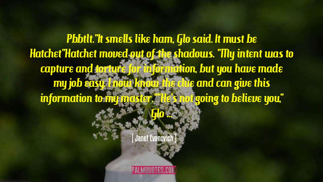 Vanian Hatchet quotes by Janet Evanovich