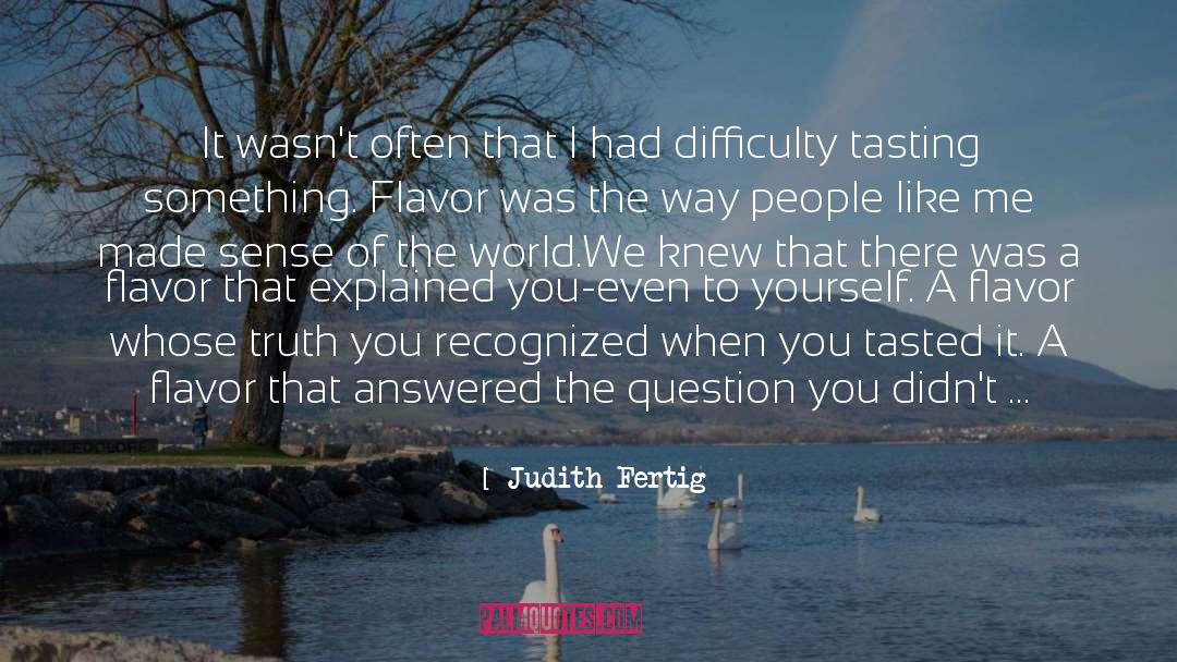 Vanilla quotes by Judith Fertig