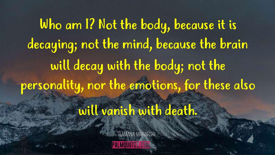 Vanish quotes by Ramana Maharshi