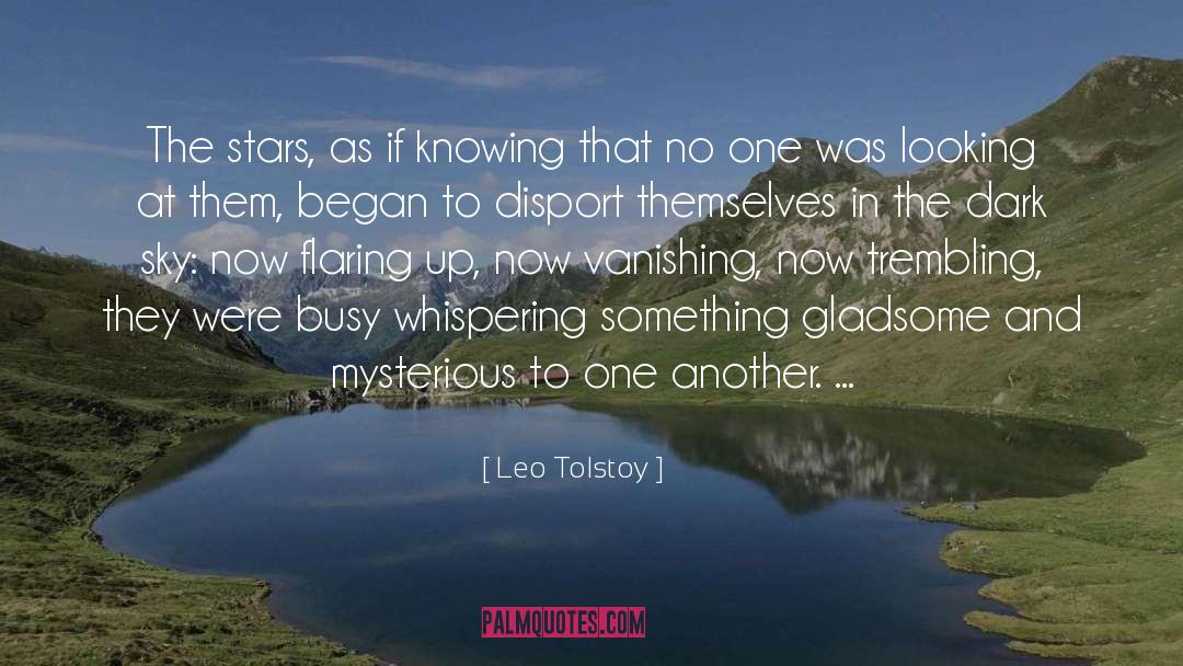 Vanishing quotes by Leo Tolstoy
