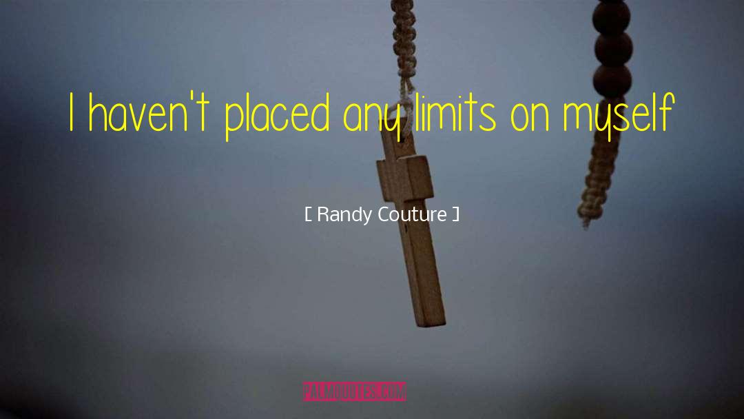 Vanite Couture quotes by Randy Couture