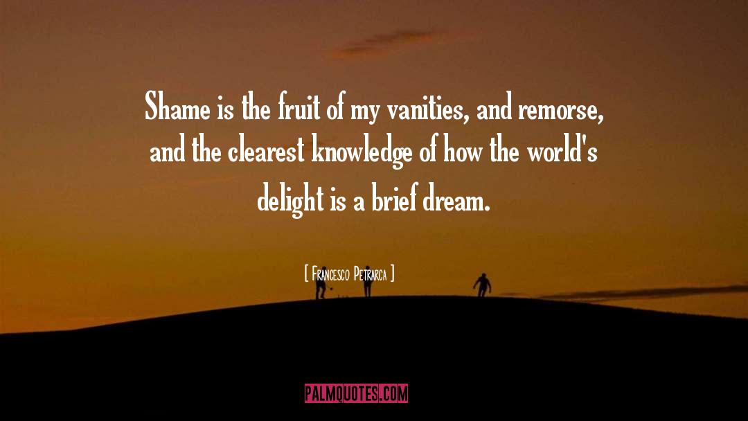 Vanities quotes by Francesco Petrarca