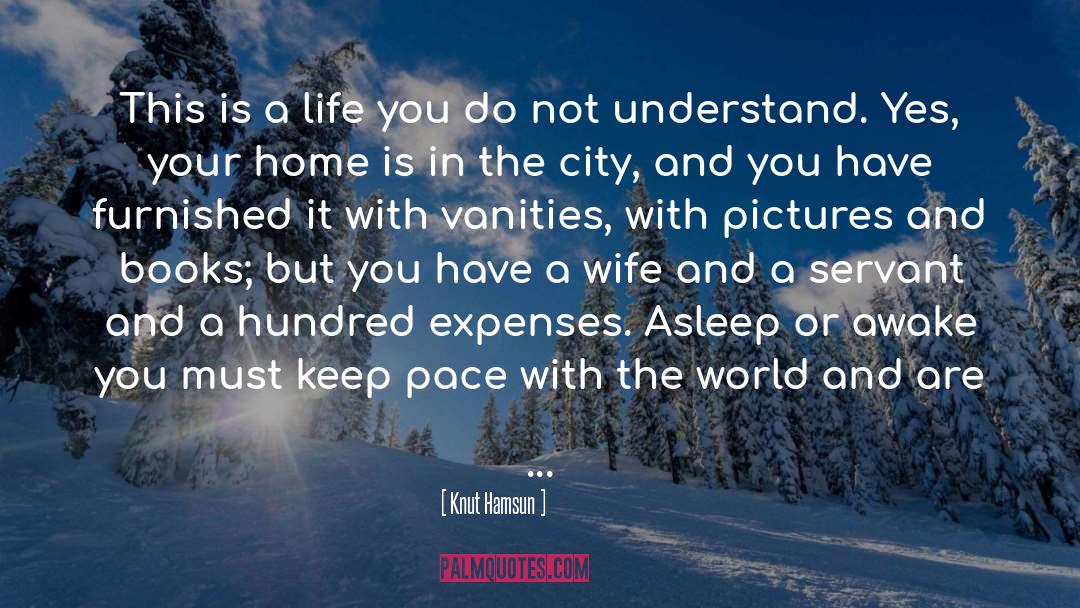 Vanities quotes by Knut Hamsun