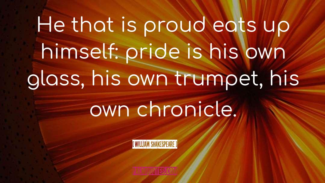 Vanity And Pride quotes by William Shakespeare