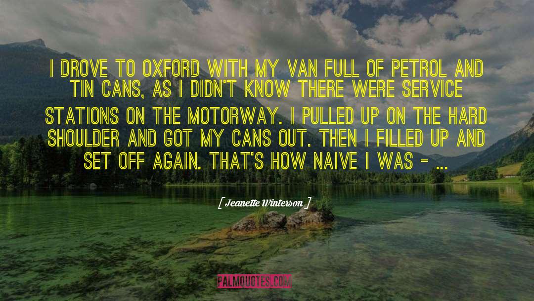 Vans quotes by Jeanette Winterson