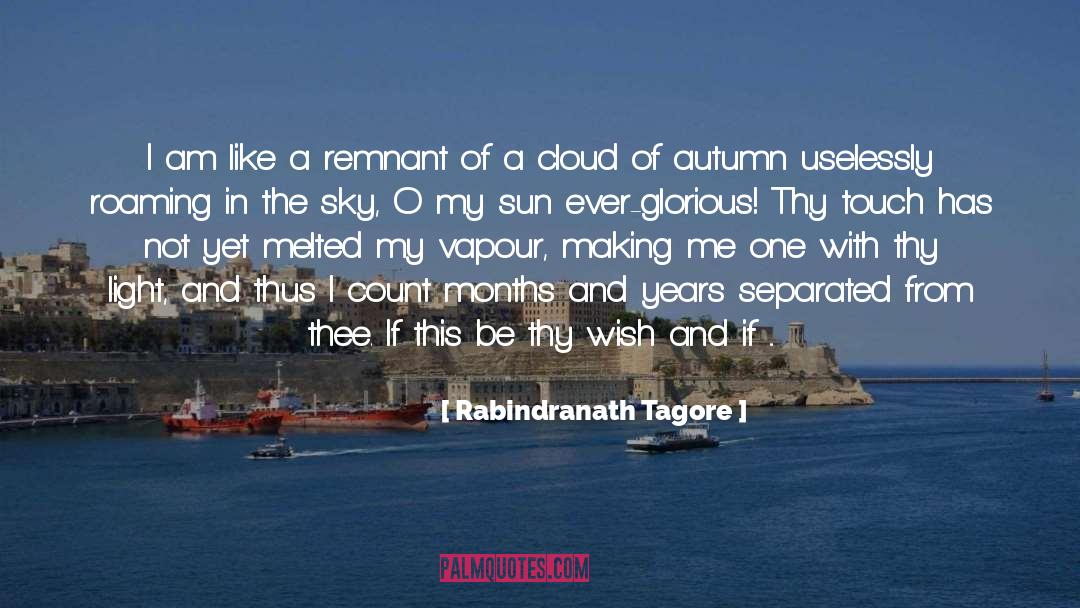 Vapour quotes by Rabindranath Tagore