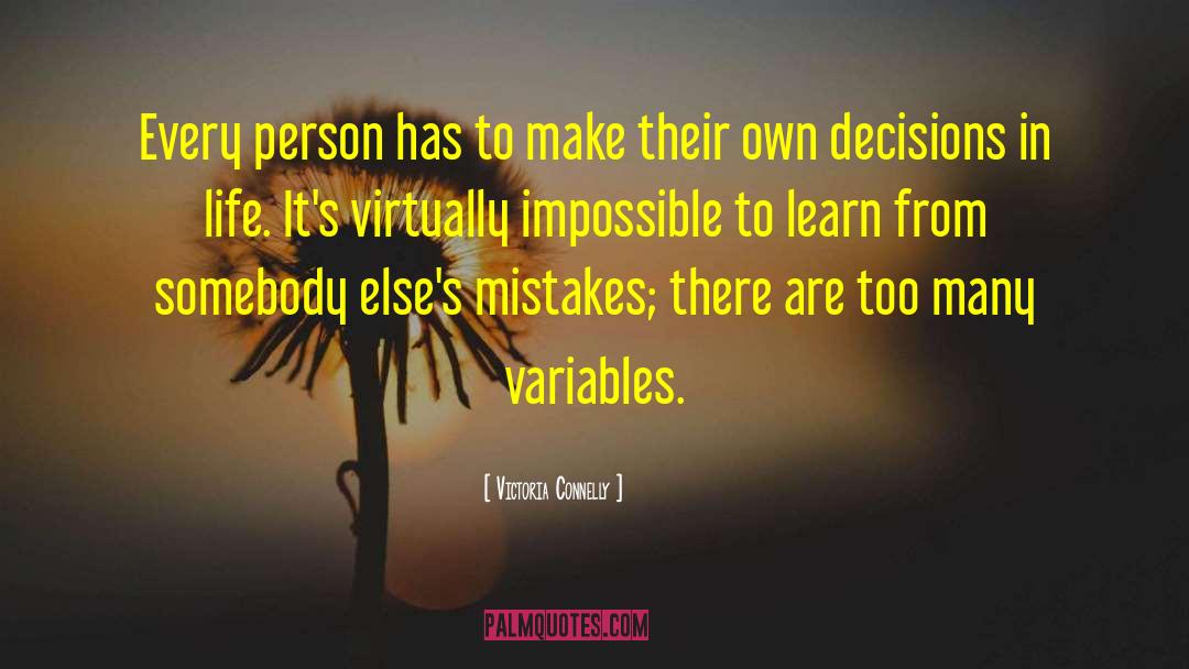 Variables quotes by Victoria Connelly