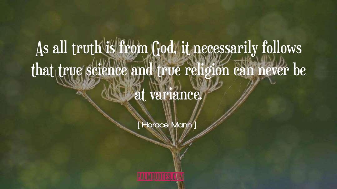 Variance quotes by Horace Mann