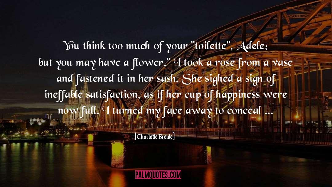 Vase quotes by Charlotte Bronte