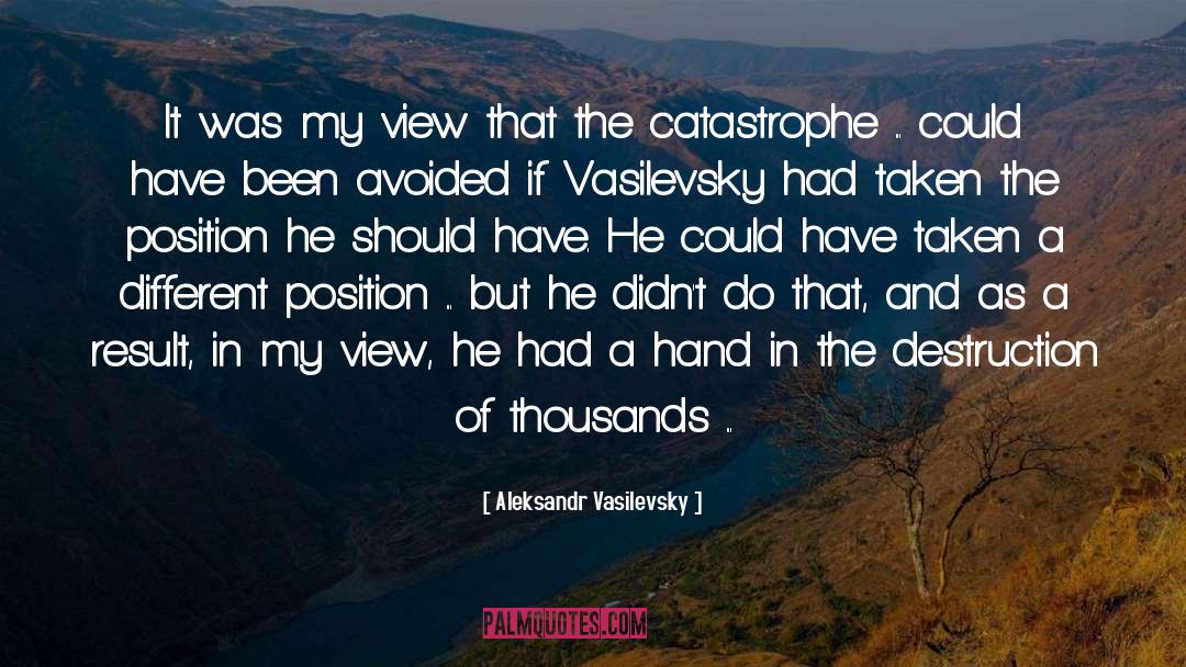 Vasilevsky Stats quotes by Aleksandr Vasilevsky