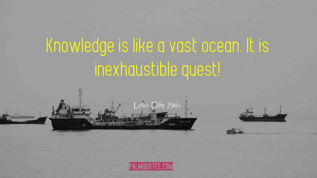 Vast Ocean quotes by Lailah Gifty Akita