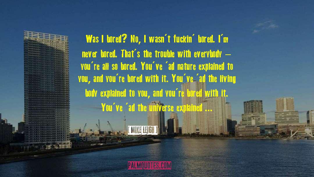Vast Universe quotes by Mike Leigh