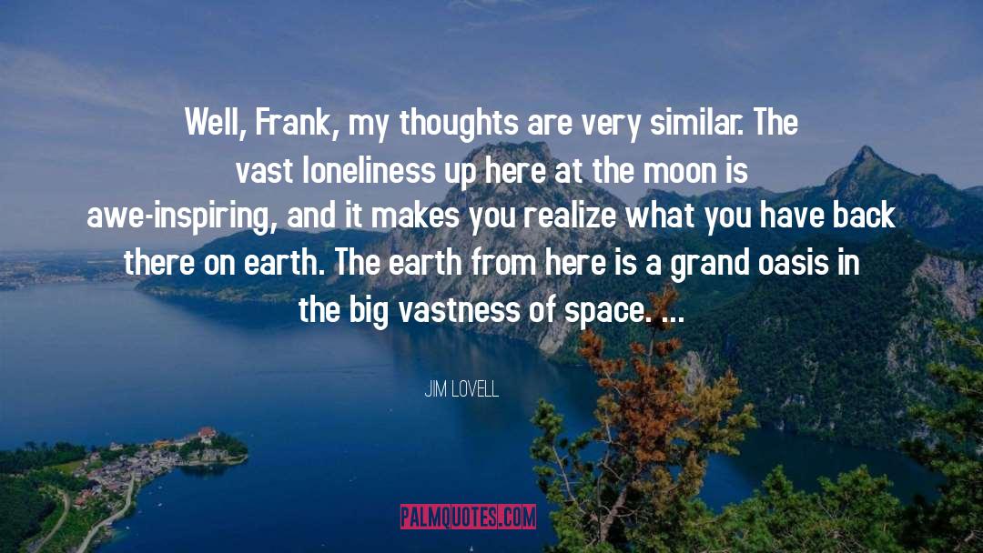 Vastness Of Space quotes by Jim Lovell