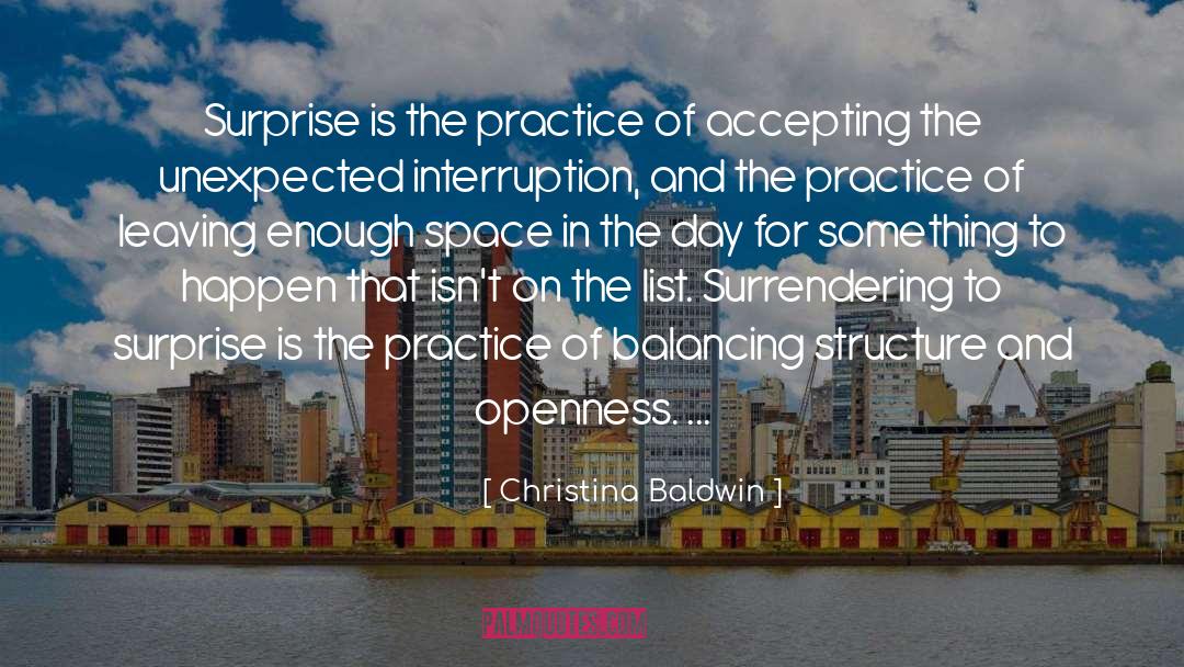 Vastness Of Space quotes by Christina Baldwin