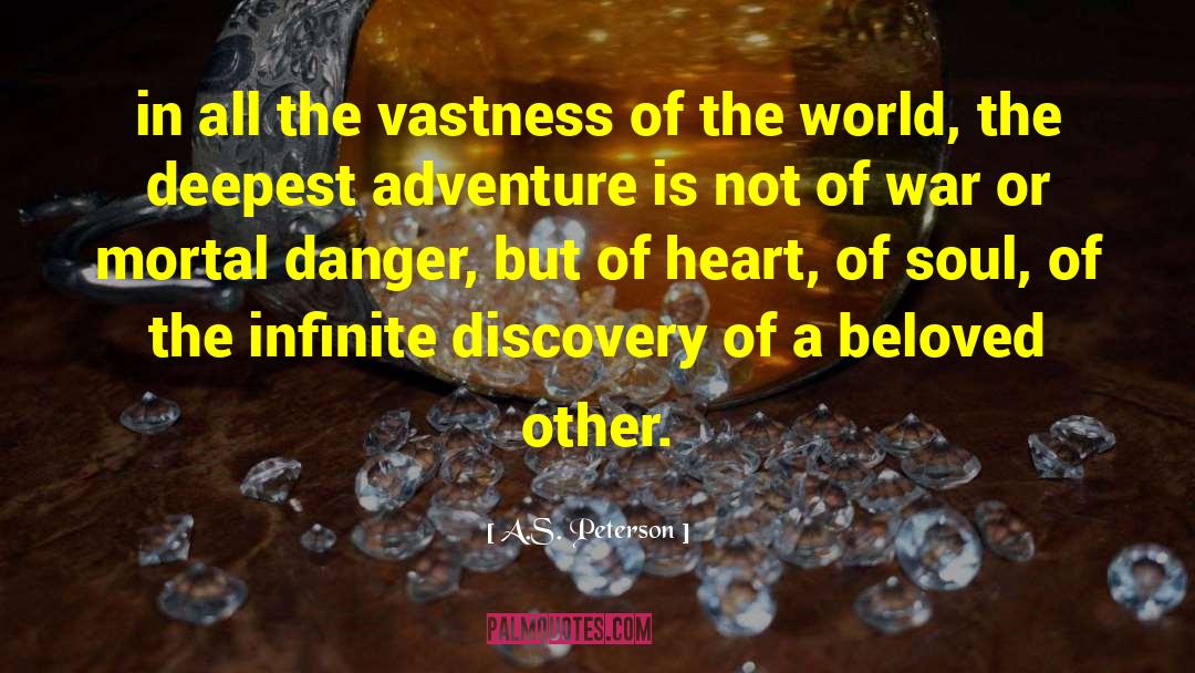 Vastness quotes by A.S. Peterson