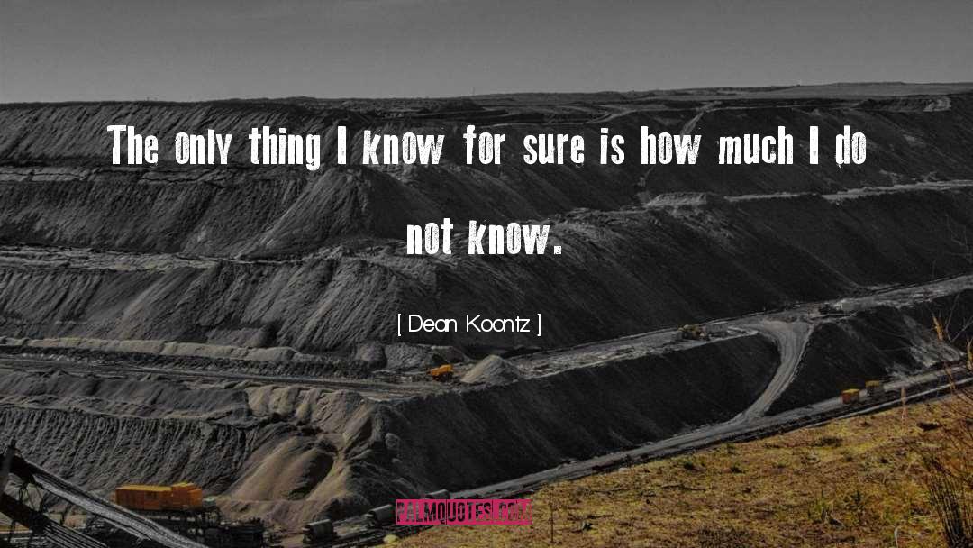 Vastness quotes by Dean Koontz