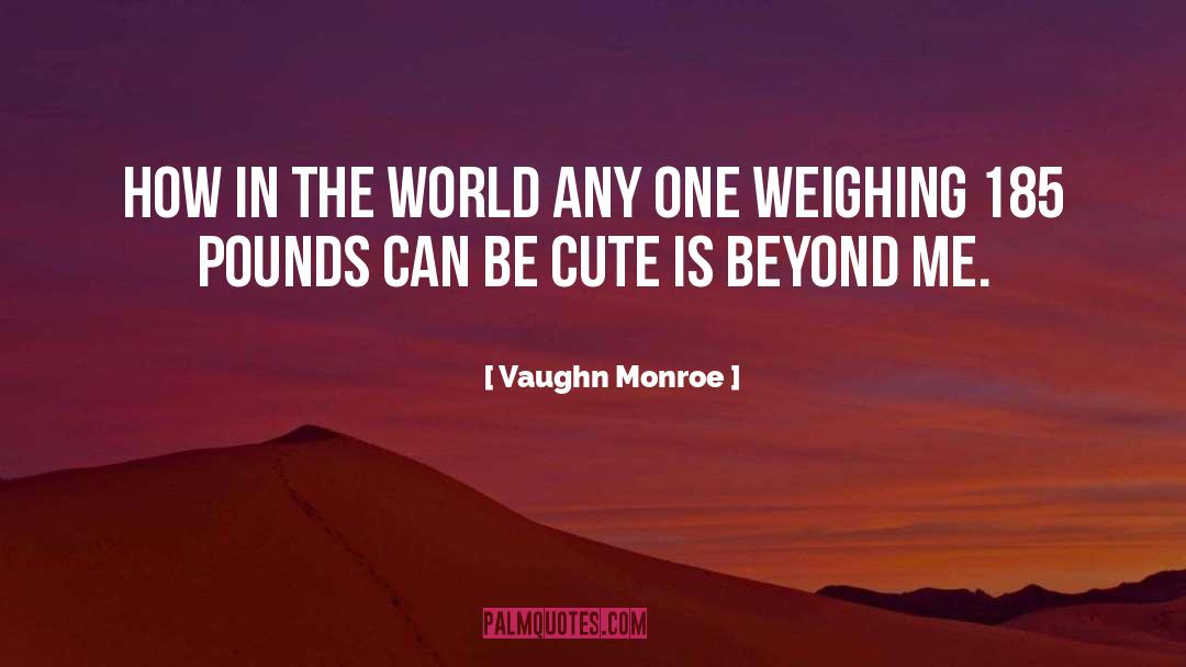 Vaughn Series quotes by Vaughn Monroe