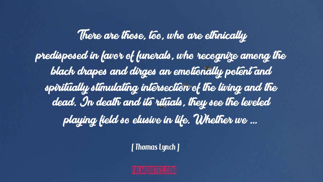 Vaults quotes by Thomas Lynch